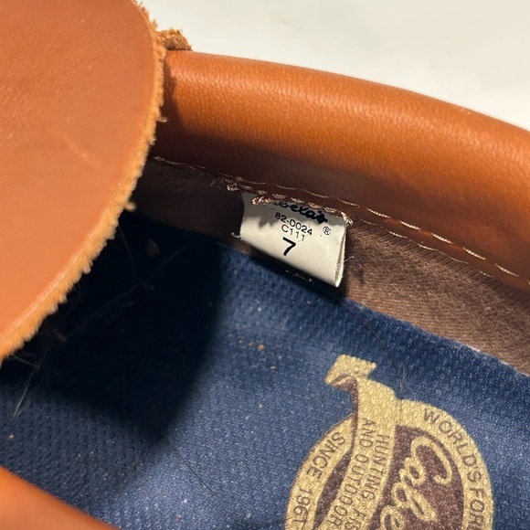 Cabela's Womens Size 7 Steel Shank Duck Boots Slip On Brown, Leather - Picture 5 of 6